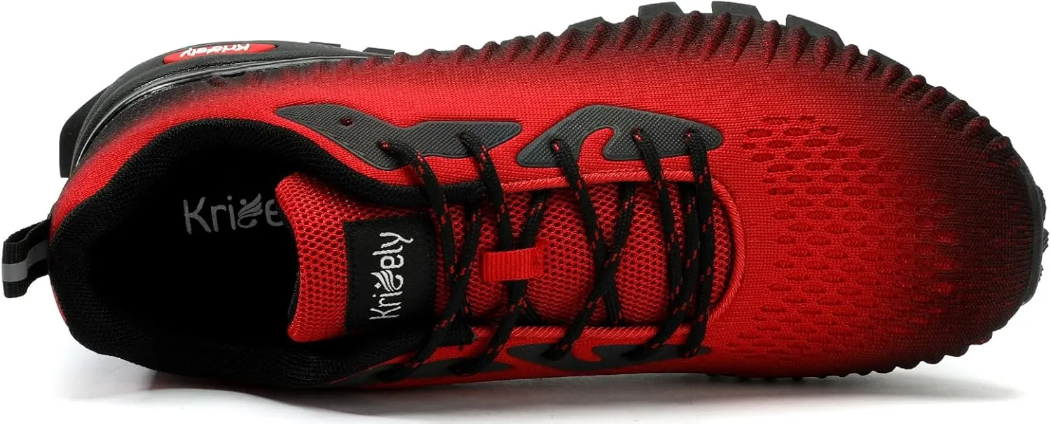 Men's Fashion Sneakers Lightweight Breathable Walking Shoes Tennis Cross Training Shoe Non Slip Trail Running Shoes