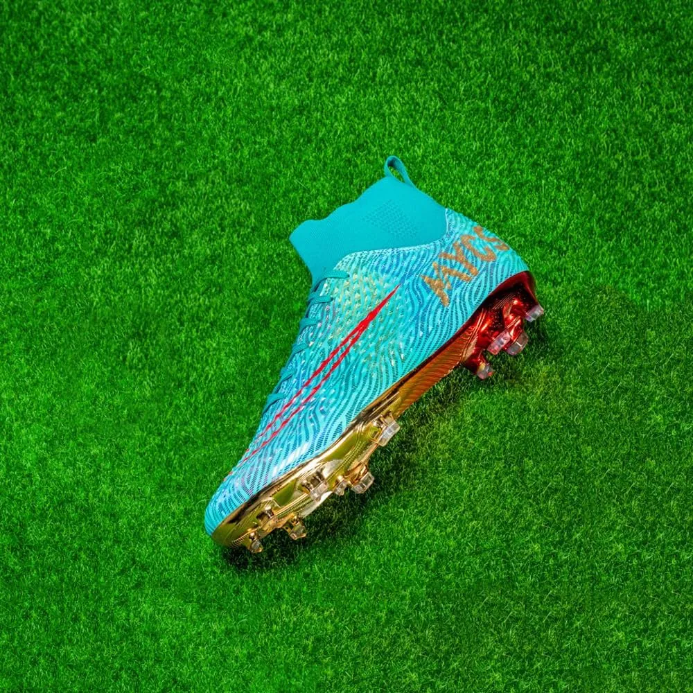 Men's Lightweight Soccer Cleats for Football Training: Non-Slip Professional Futsal Shoes - Futsal Shoes for Youth