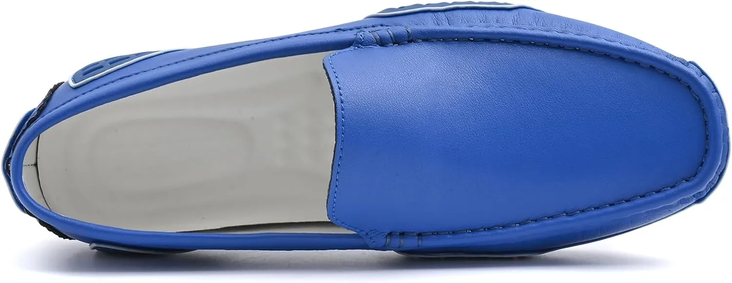 Men's Loafers Casual Shoes Slip On Driving Loafers Penny Loafers with Rubber Sole Soft Light-Weight Flats Boat Free Shoes…