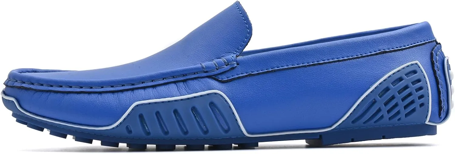 Men's Loafers Casual Shoes Slip On Driving Loafers Penny Loafers with Rubber Sole Soft Light-Weight Flats Boat Free Shoes…