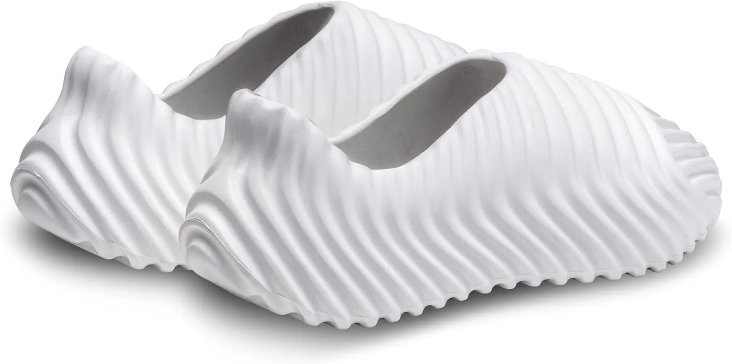 Men's Maze Runner Slide - Comfortable Lightweight Slip-On Foam Runner Shoe with Canvas Tote