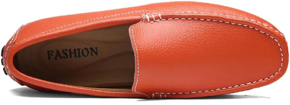 Men's Penny Loafers Moccasin Driving Shoes Slip On Flats Boat Shoes