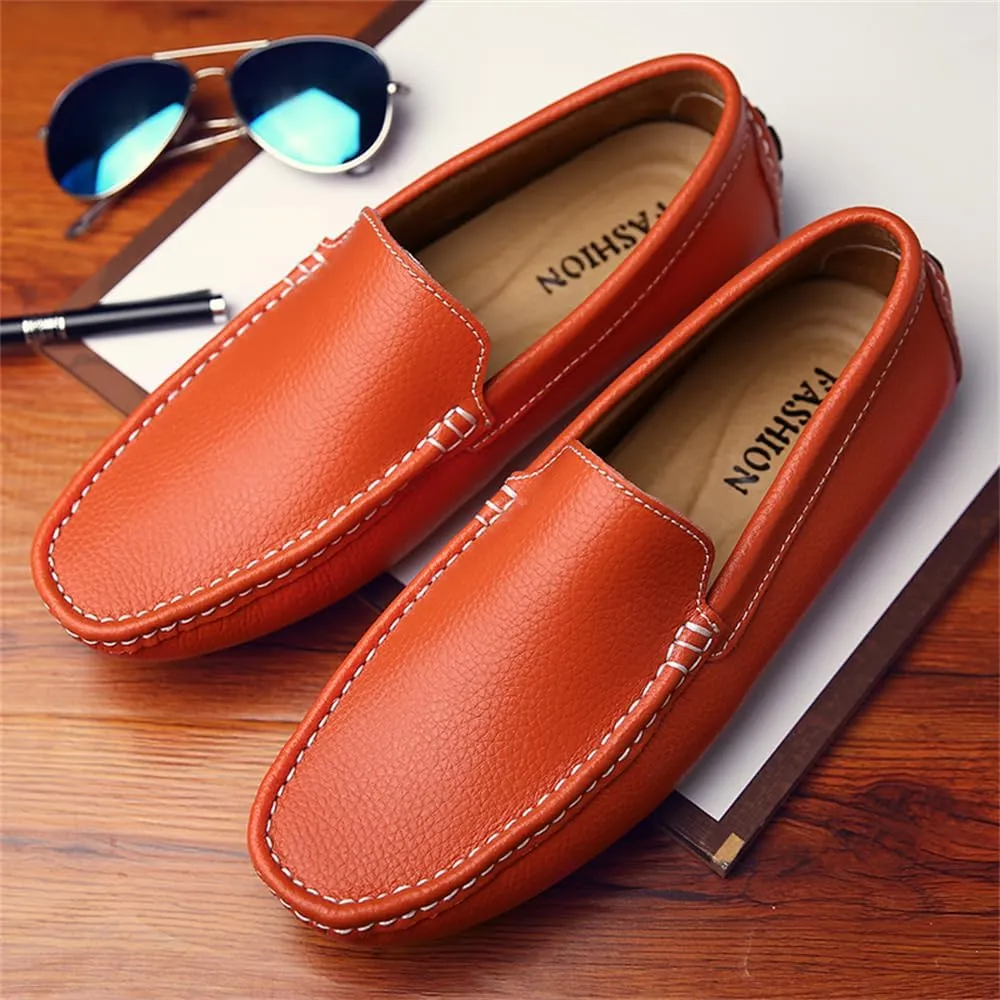 Men's Penny Loafers Moccasin Driving Shoes Slip On Flats Boat Shoes