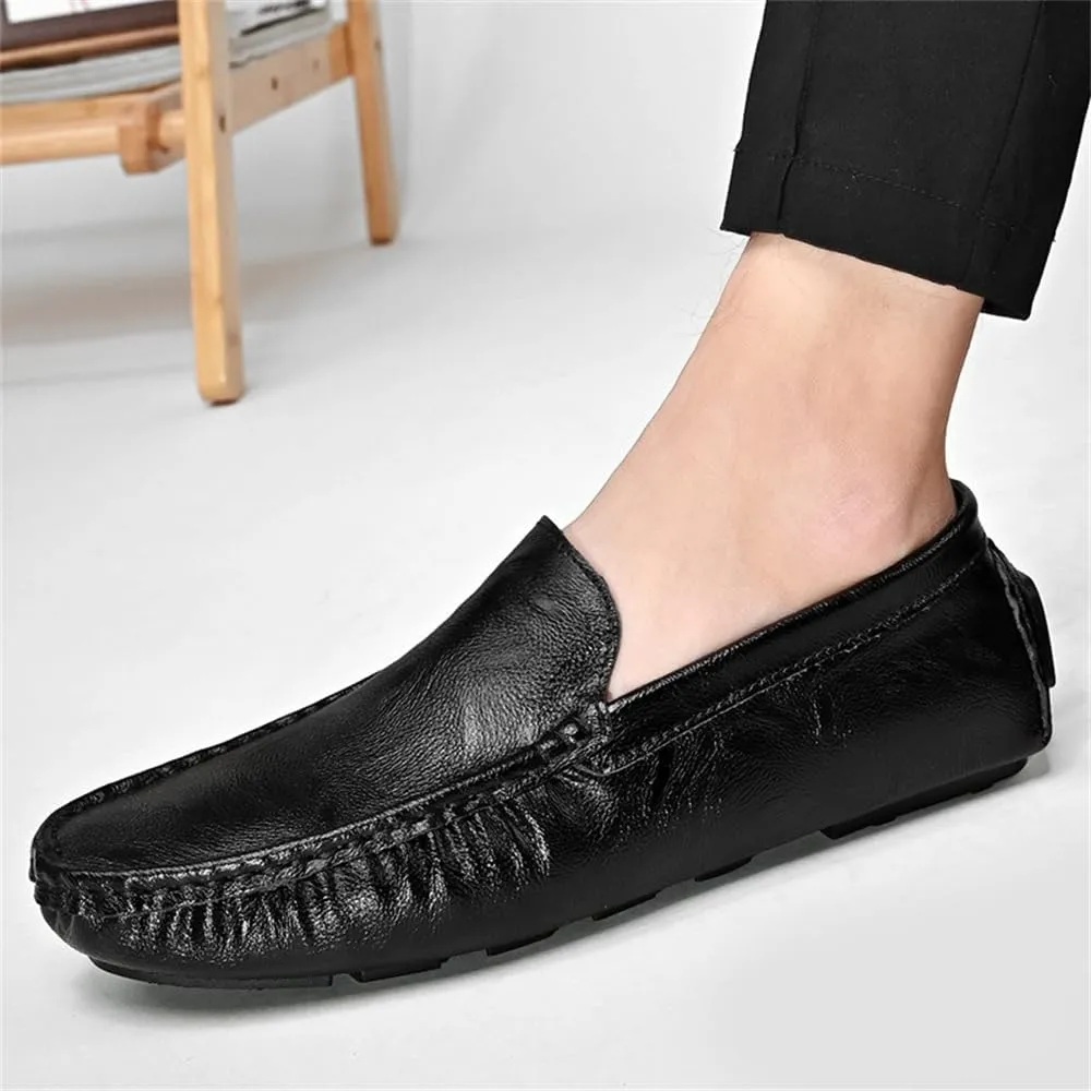 Men's Penny Loafers Moccasin Driving Shoes Slip On Soft Flats Boat Shoes