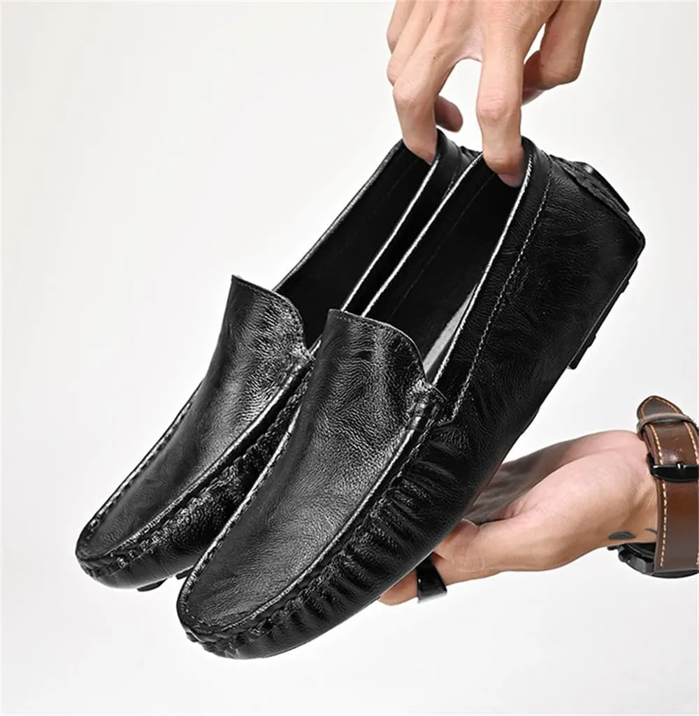 Men's Penny Loafers Moccasin Driving Shoes Slip On Soft Flats Boat Shoes