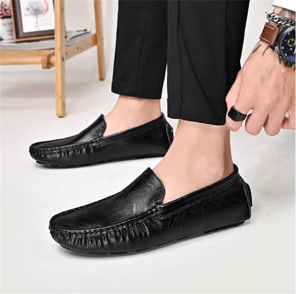 Men's Penny Loafers Moccasin Driving Shoes Slip On Soft Flats Boat Shoes