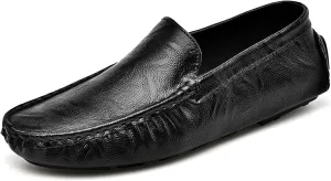 Men's Penny Loafers Moccasin Driving Shoes Slip On Soft Flats Boat Shoes