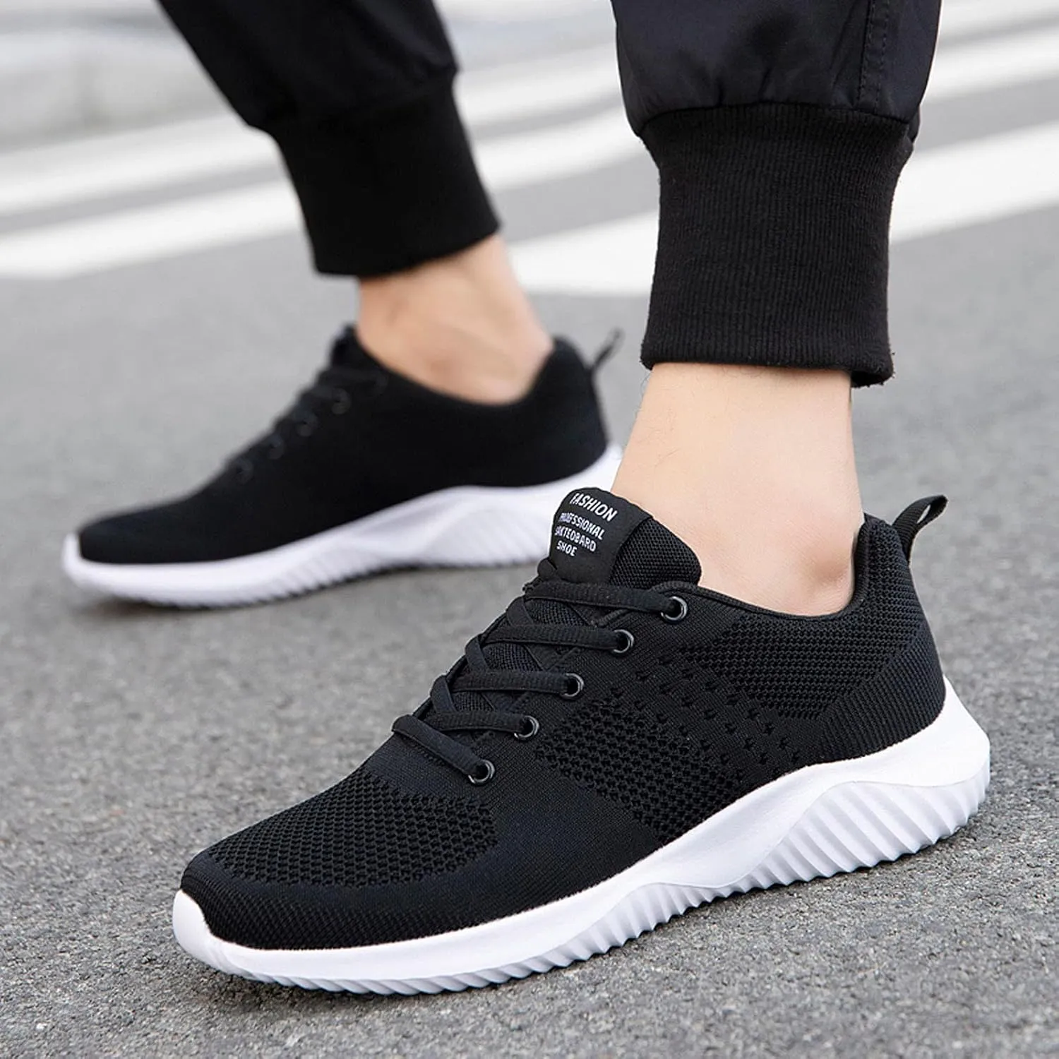 Mens Shoes Sports Fashion Simple Running Classic Lightweight Comfortable Driving Street Shoes