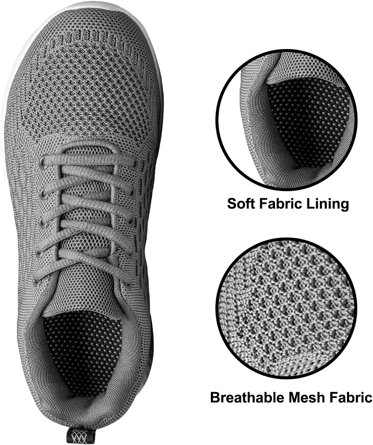 Men's Walking & Running Shoes - Lightweight, Breathable, Comfortable Fashion Sneakers