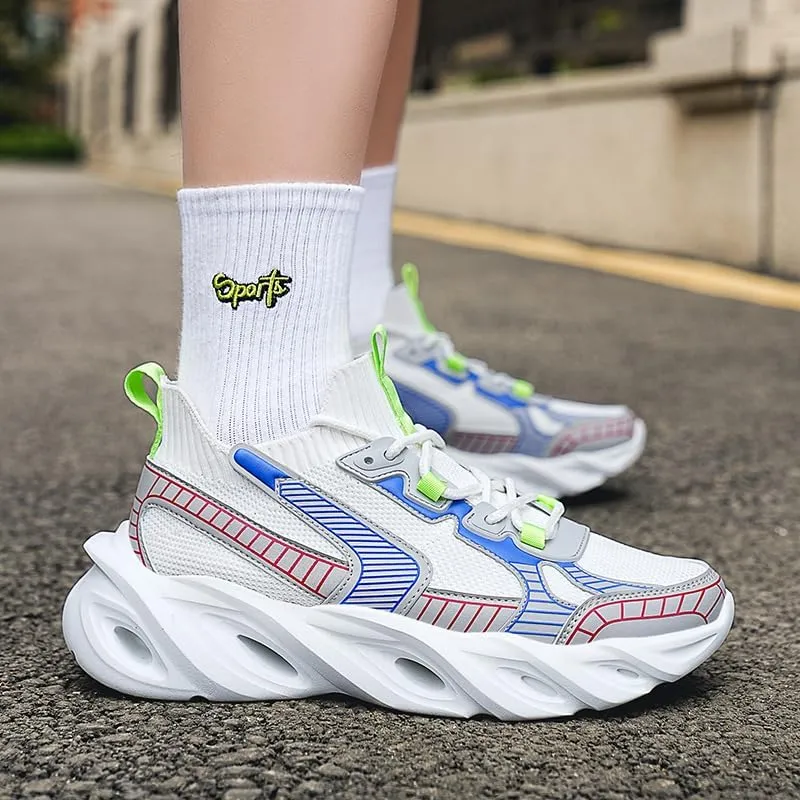Men's Walking Shoes Fashion Sneakers Breathable Casual Running Non Slip Mesh Comfortable Outdoor Sport Shoe