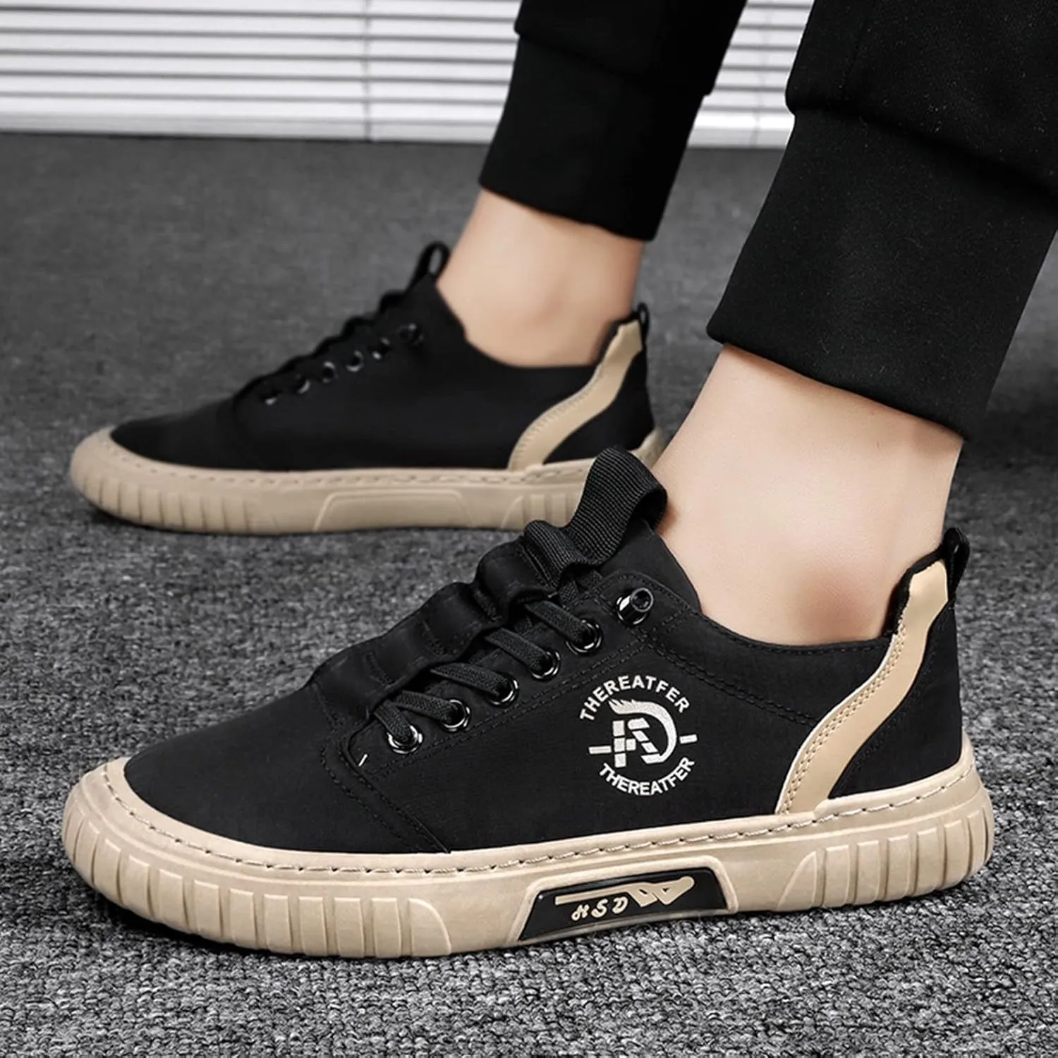 Men's Walking Shoes Sports Low Top Mountaineering Classic Work Mens Sneaker