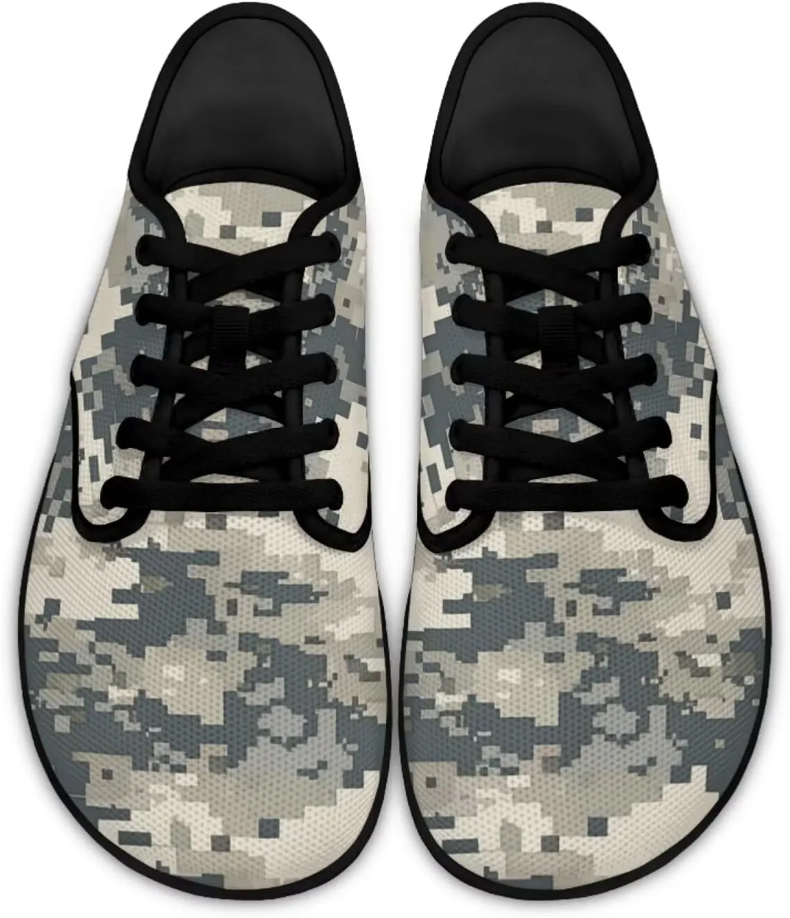 Men's Wide Toe Barefoot Walking Shoes Zero Drop Minimalist Casual Shoes Breathable Mesh Slip on Sneakers