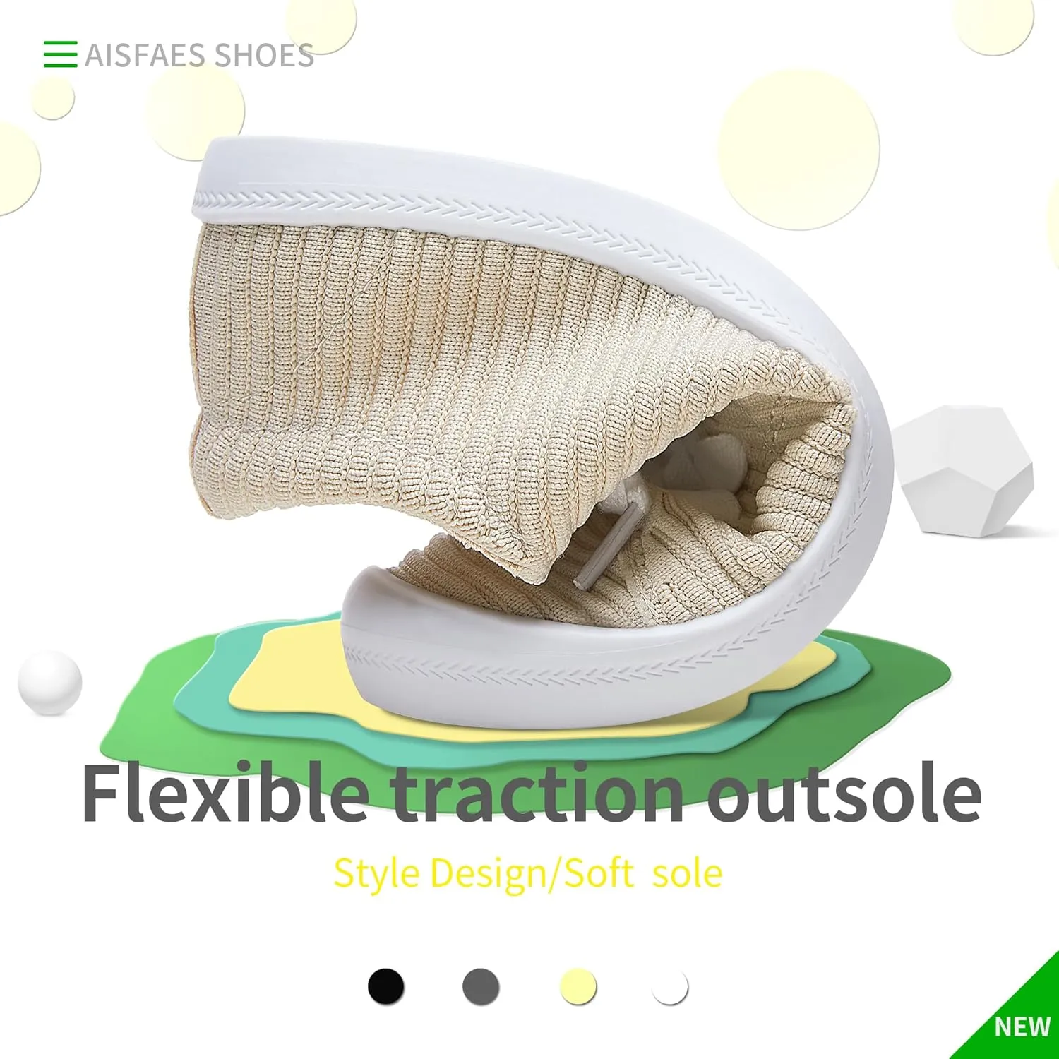 Mesh Slip On Shoes Women Comfort Knit Slip On Loafer Casual Fashion Sneaker Lightweight and Breathable Walking Flats