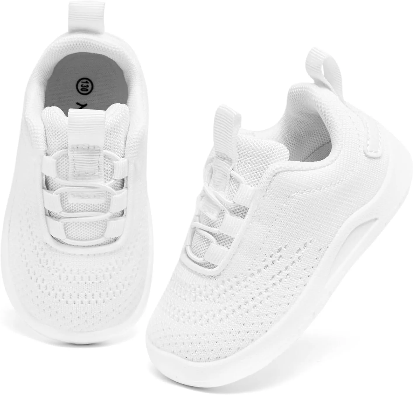 MORENDL Toddler Slip On Sneakers Baby Walking Shoes Non-Slip Breathable Boys & Girls Tennis Shoes Infant Running Shoes