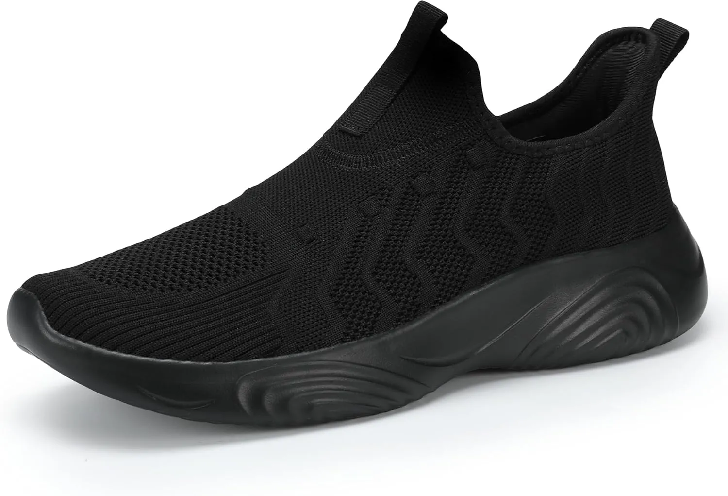 MRIP Mens Slip On Walking Shoes Lightweight Non Slip Gym Workout Running Shoes Mesh Breathable Cushion Fashion Tennis Athletic Casual Sneakers