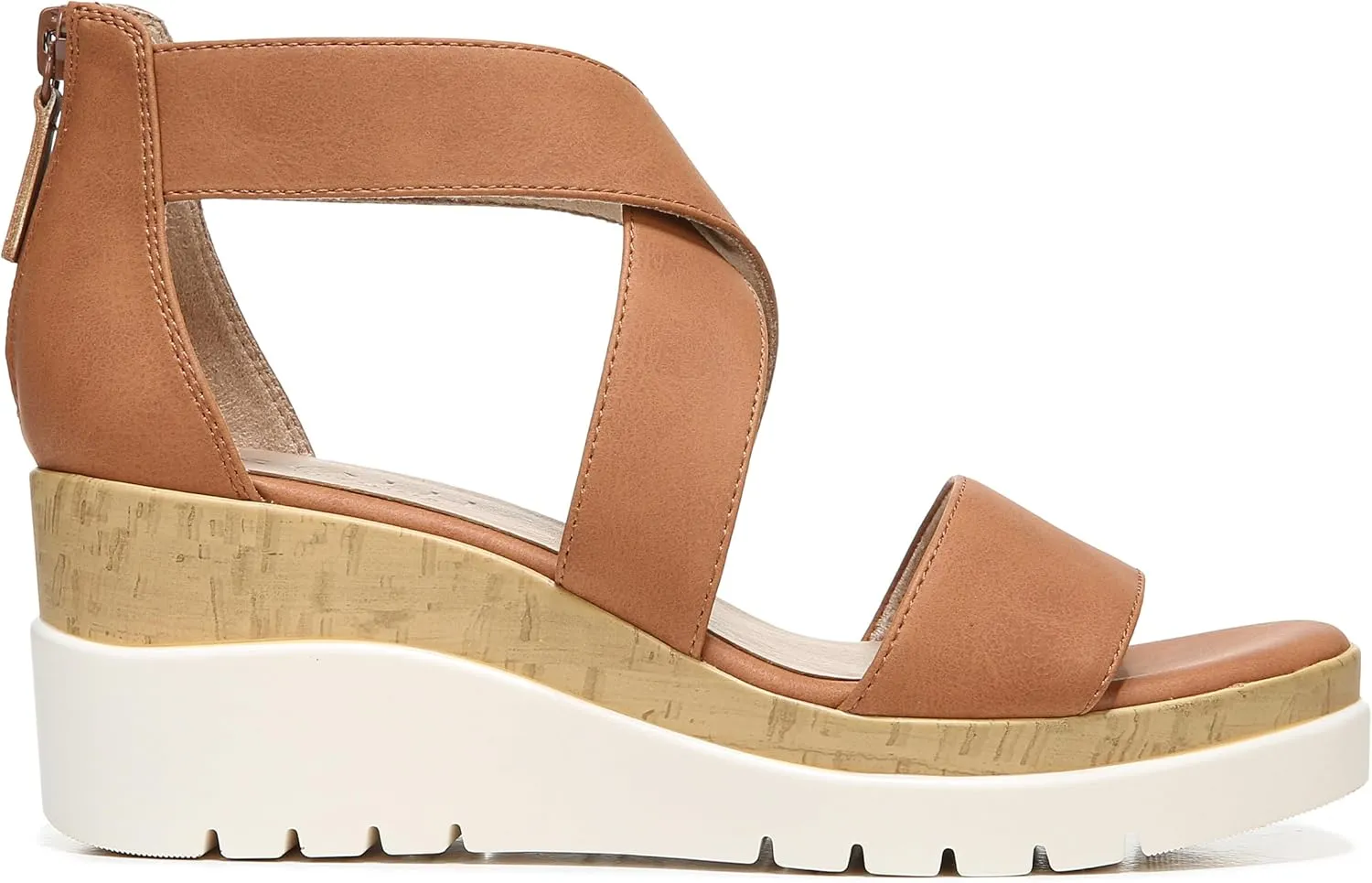 Naturalizer Soul Women's Goodtimes Crisscross Strappy Wedge Sandal