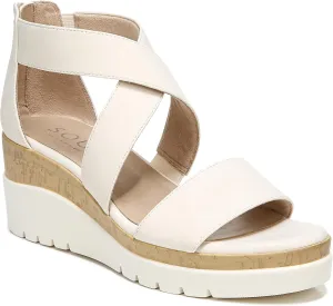 Naturalizer Soul Women's Goodtimes Crisscross Strappy Wedge Sandal