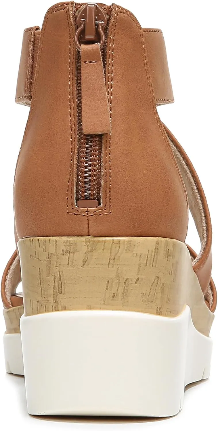 Naturalizer Soul Women's Goodtimes Crisscross Strappy Wedge Sandal