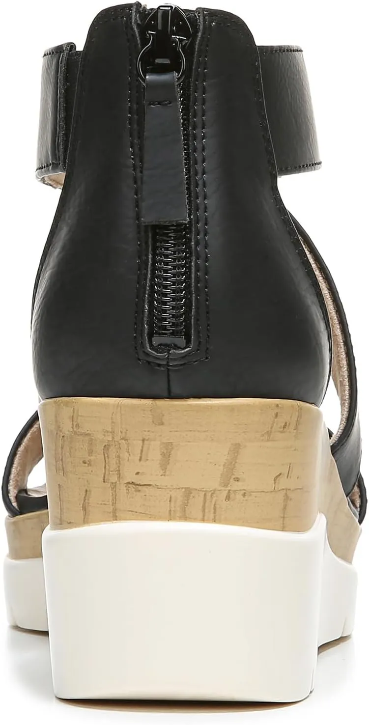 Naturalizer Soul Women's Goodtimes Crisscross Strappy Wedge Sandal