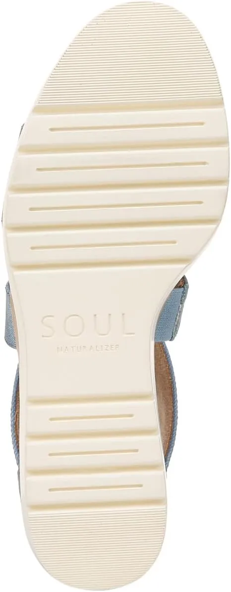 Naturalizer Soul Women's Goodtimes Crisscross Strappy Wedge Sandal