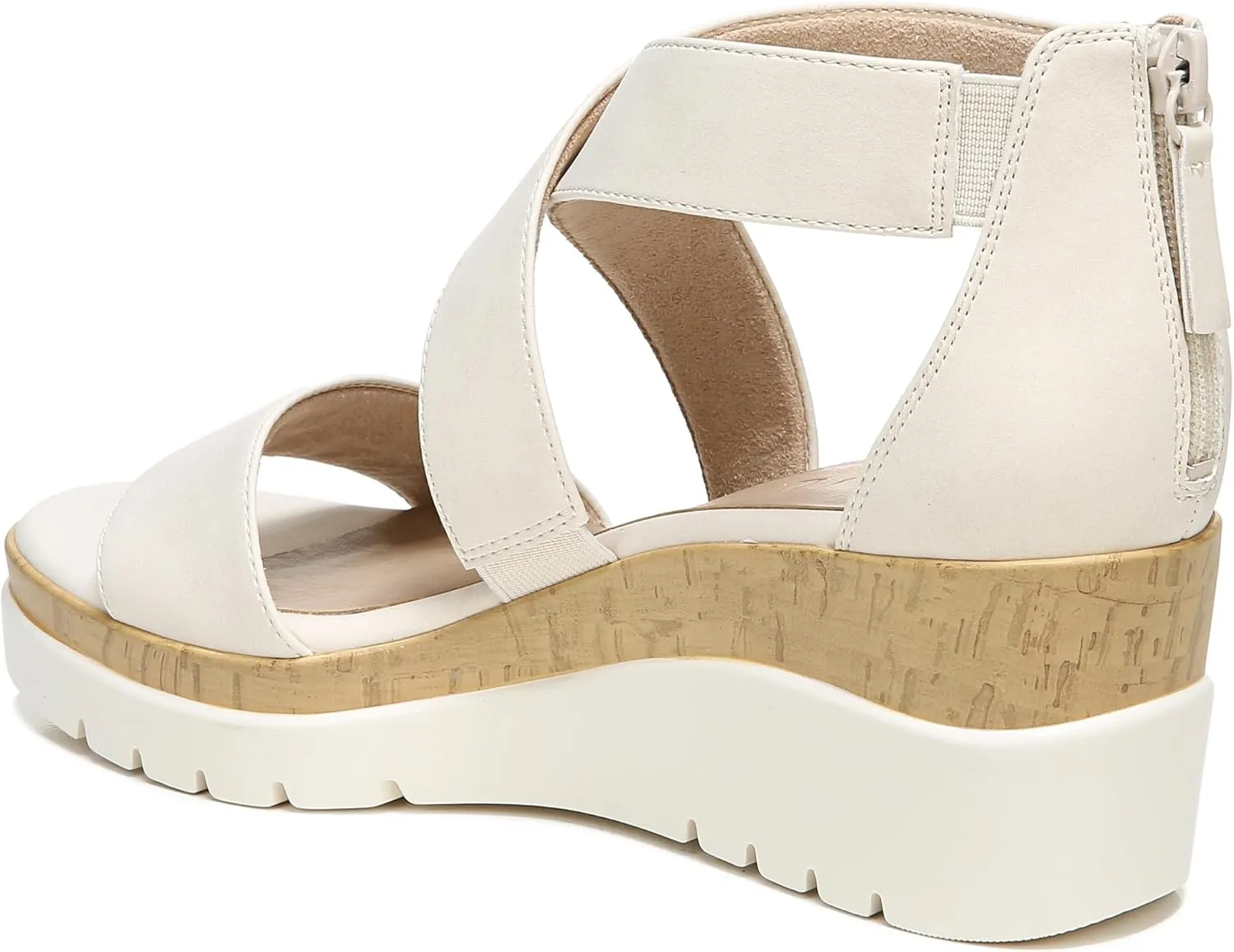 Naturalizer Soul Women's Goodtimes Crisscross Strappy Wedge Sandal