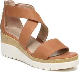 Naturalizer Soul Women's Goodtimes Crisscross Strappy Wedge Sandal