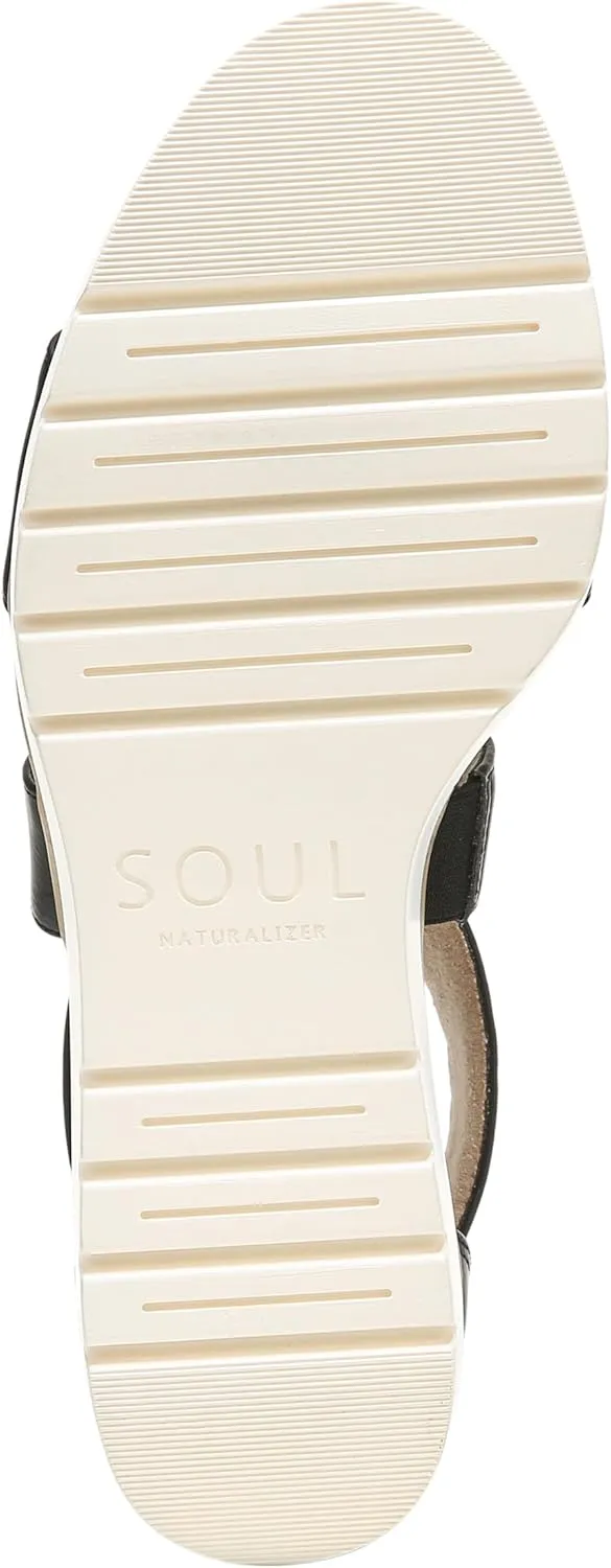 Naturalizer Soul Women's Goodtimes Crisscross Strappy Wedge Sandal