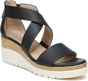 Naturalizer Soul Women's Goodtimes Crisscross Strappy Wedge Sandal