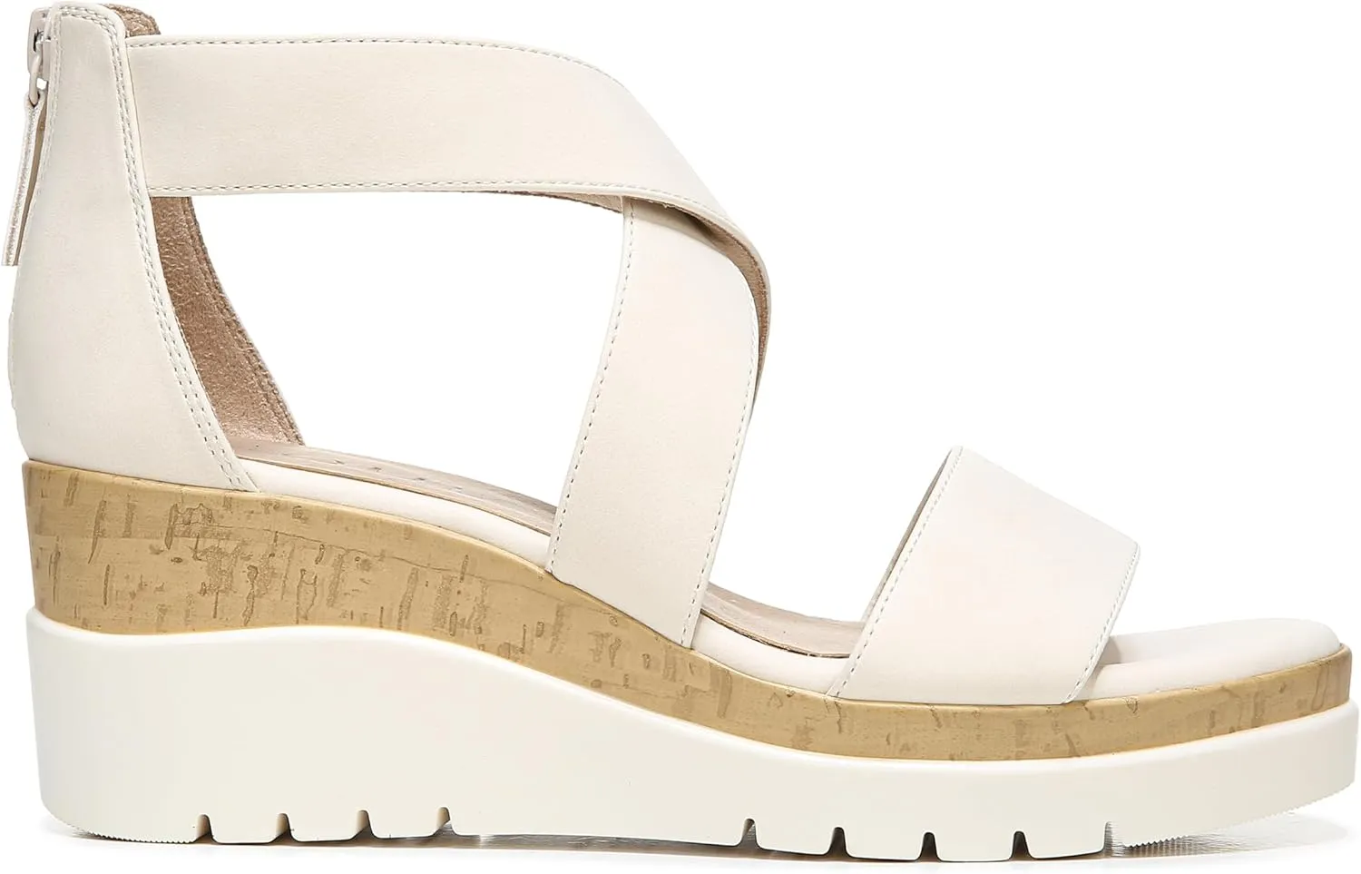 Naturalizer Soul Women's Goodtimes Crisscross Strappy Wedge Sandal