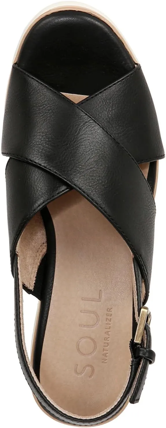 Naturalizer Soul Women's Goodtimes Slingback Wedge Sandal