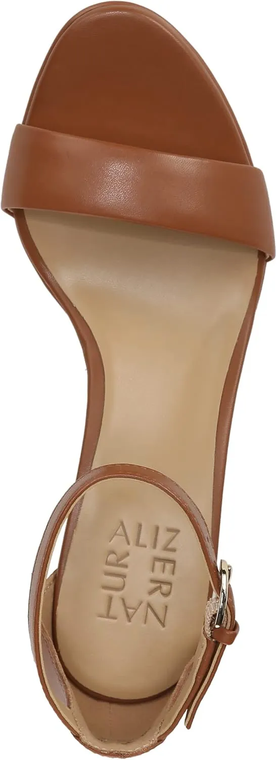 Naturalizer Women's Vera Ankle Strap Block Heel Dress Sandal