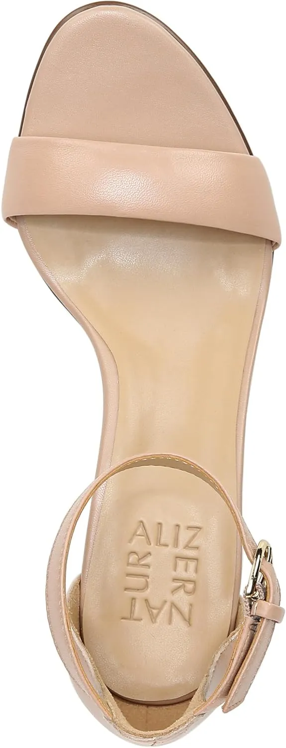 Naturalizer Women's Vera Ankle Strap Block Heel Dress Sandal