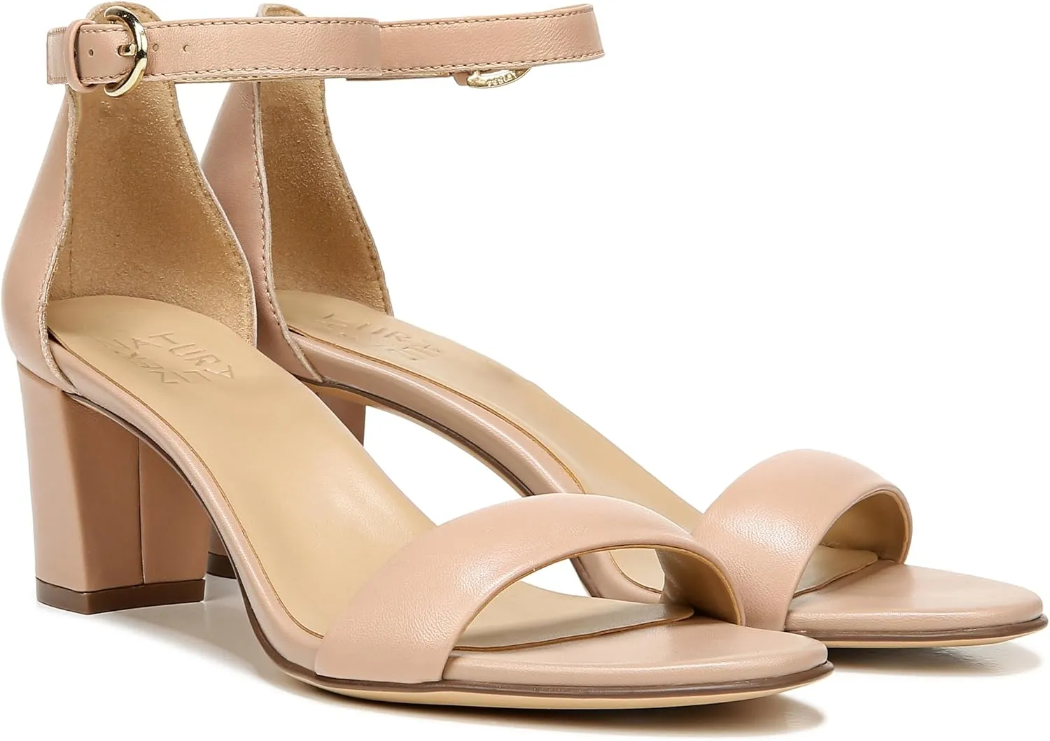 Naturalizer Women's Vera Ankle Strap Block Heel Dress Sandal