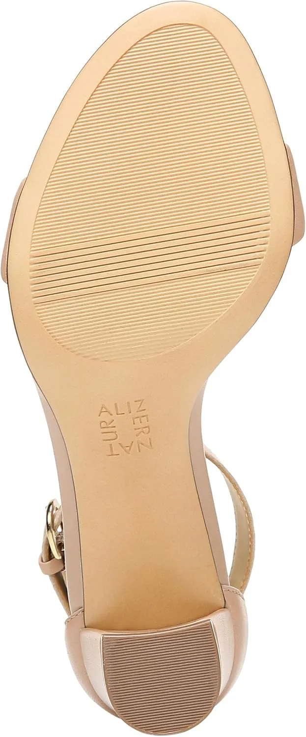 Naturalizer Women's Vera Ankle Strap Block Heel Dress Sandal