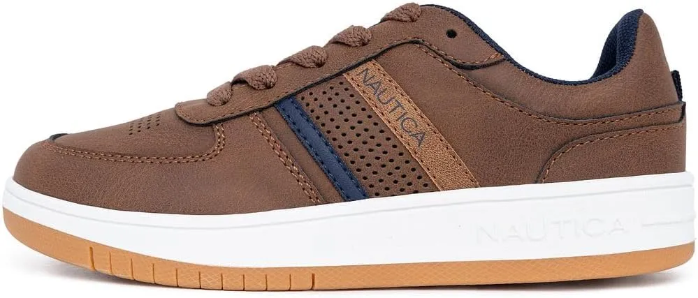 Nautica Kids Boys Lace-Up Fashion Sneakers Low-Top Dress Shoes for Youth - (Big Kid/Little Kid)