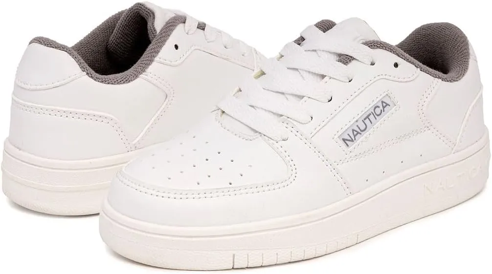 Nautica Kids Boys Lace-Up Fashion Sneakers Low-Top Dress Shoes for Youth - (Big Kid/Little Kid)