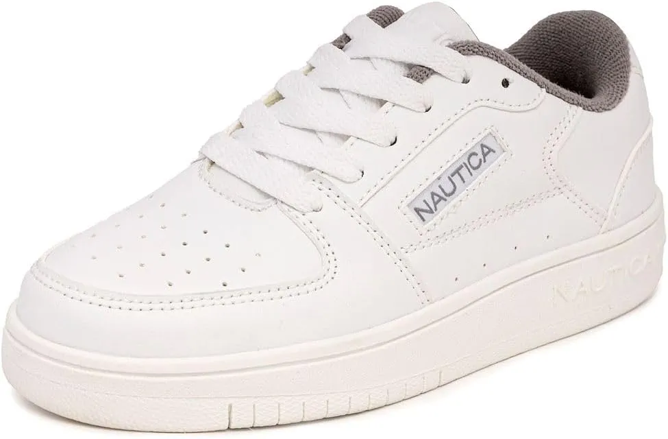 Nautica Kids Boys Lace-Up Fashion Sneakers Low-Top Dress Shoes for Youth - (Big Kid/Little Kid)