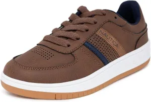 Nautica Kids Boys Lace-Up Fashion Sneakers Low-Top Dress Shoes for Youth - (Big Kid/Little Kid)