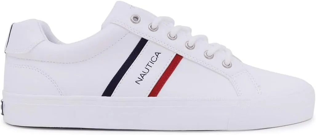 Nautica Men's Casual Shoe, Classic Lace-Up Low Top Loafer, Fashion Sneaker - in Medium & Wide Width Sizes
