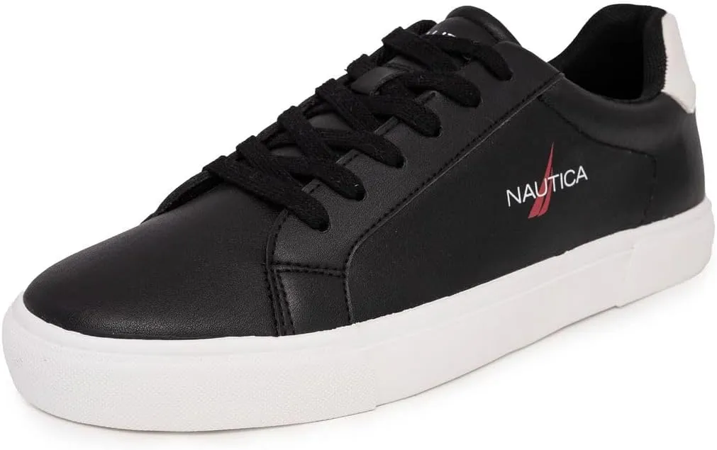 Nautica Men's Classic Lace-Up Low Top Fashion Sneaker Loafer - Stylish and Comfortable Casual Shoe