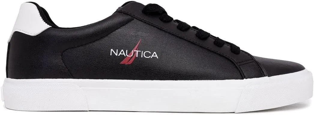 Nautica Men's Classic Lace-Up Low Top Fashion Sneaker Loafer - Stylish and Comfortable Casual Shoe