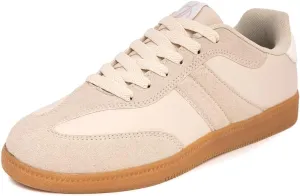 Nautica Women’s Lace-Up Fashion Sneakers – Low-Top Casual Walking & Tennis Shoes with Platform or Regular Heel