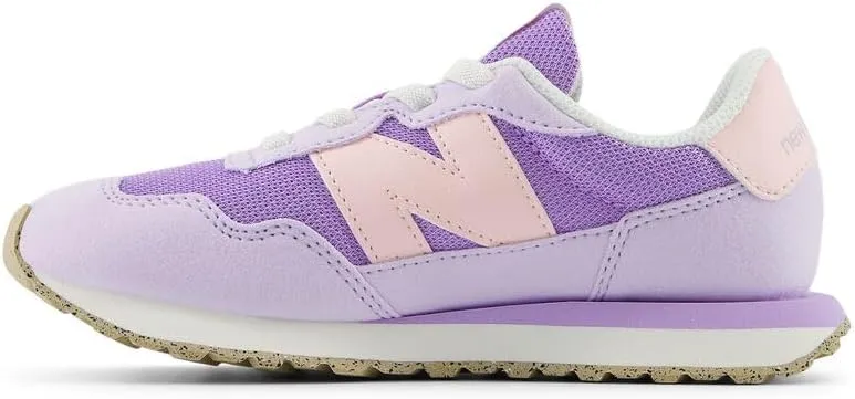 New Balance Baby-Girl's Kids 237 Bungee Sneaker