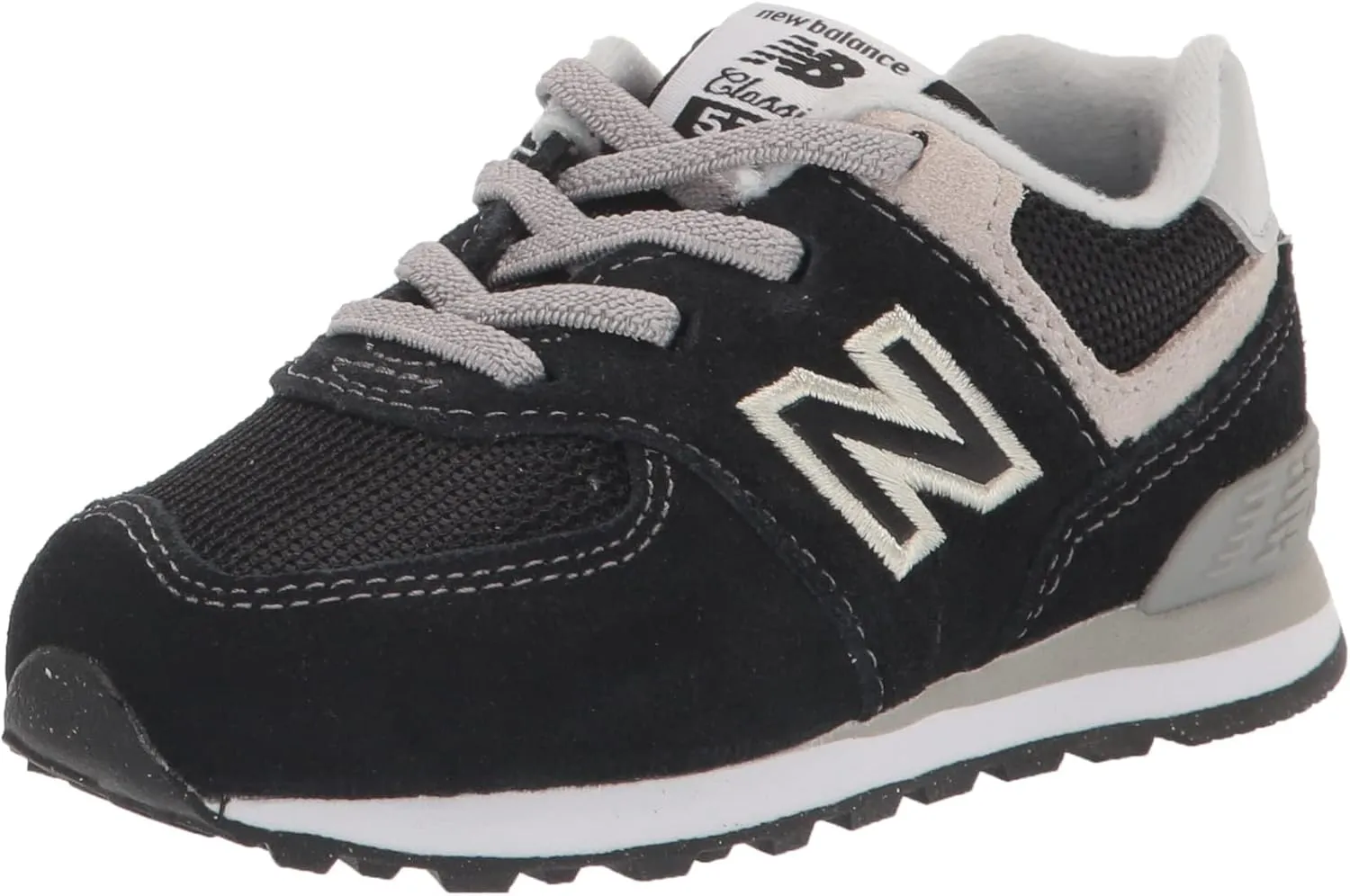 New Balance Boys' 574 Core Bungee Sneaker