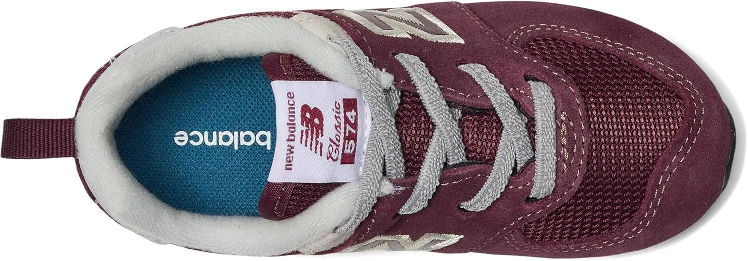 New Balance Boys' 574 Core Bungee Sneaker