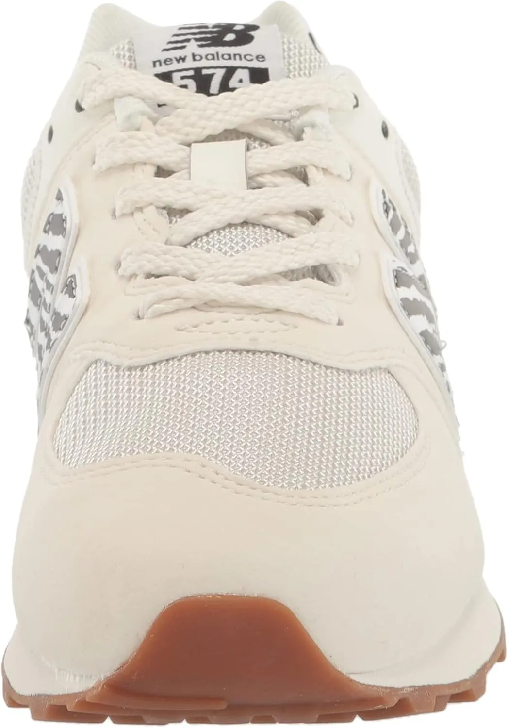New Balance Girl's 574 V1 Animal Lace-up Sneaker