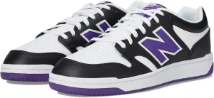 New Balance Unisex 480 Sneaker, Black/White, 10.5 US Men