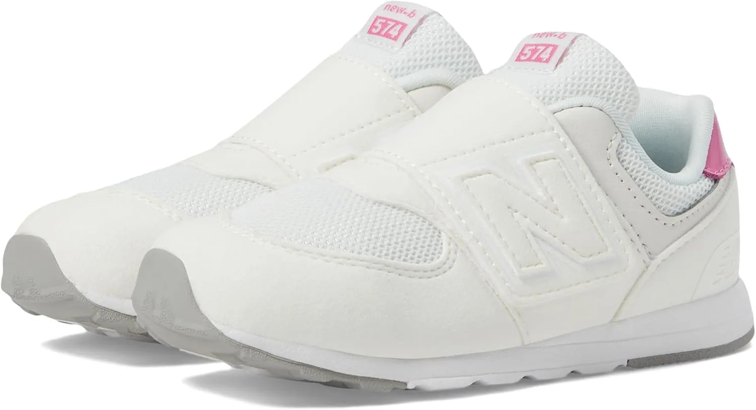 New Balance Unisex-Child 574 V1 Evolved New-b Hook & Loop Sneaker