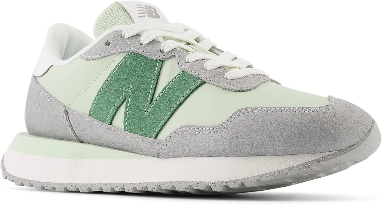 New Balance Women's 237 V1 Sneaker, Green/Grey, 9.5
