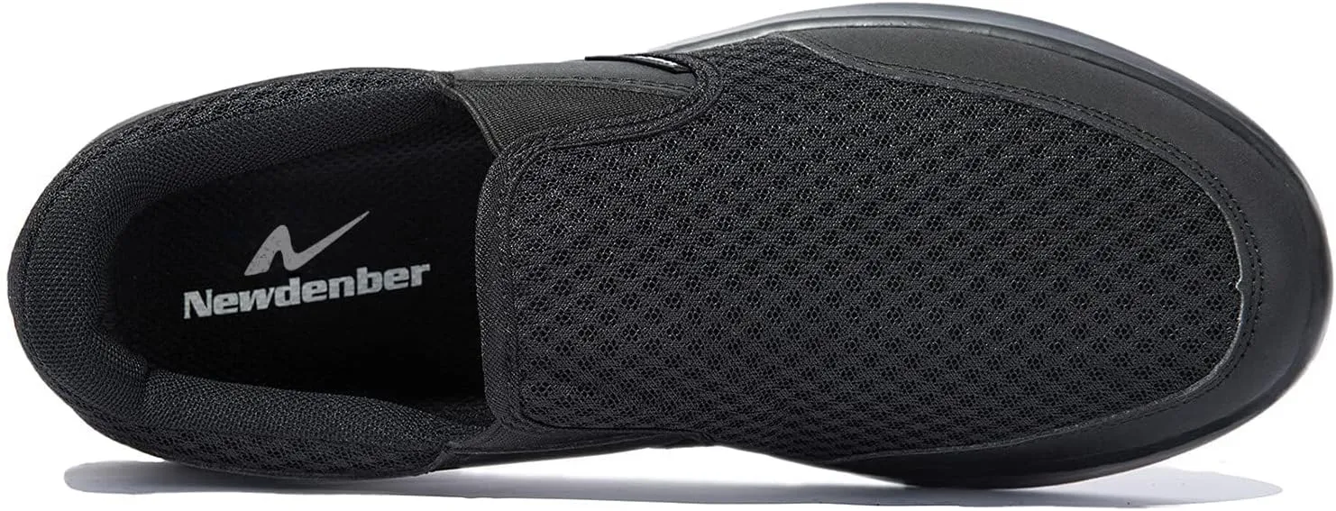 NewDenBer Sport Men's Casual Lightweight Slip-On Walking Shoe Sneakers